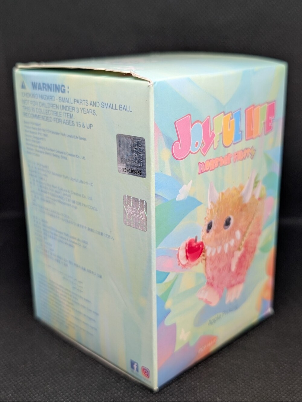 Pop Mart x Instinctoy Monster Fluffy Joyful Life Series FLAMES figure